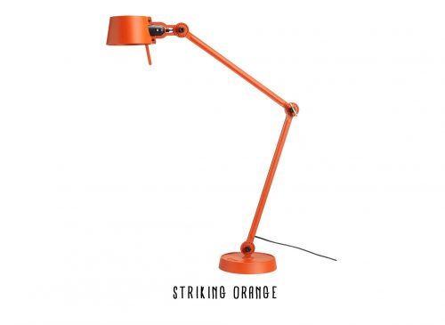 tonone bolt desk 2 arm foot striking orange