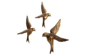 no28wonen.nl avaler vogels set 3 antique brass no28 wonen en lifestyle webshop