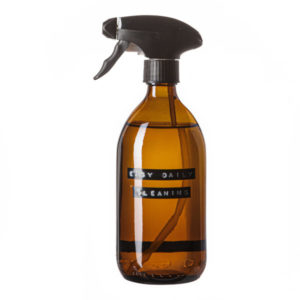 Wellmark - cleaner spray bruin glas zwarte pomp 500ml (easy daily cleaning) - wonen en lifestyle webshop no28wonen