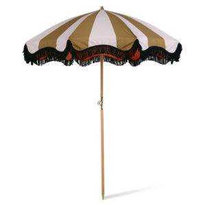 DORIS for HKLiving strand parasol klassiek nude/mustard - wonen en lifestyle webshop no28wonen