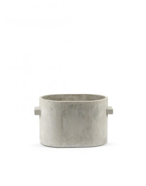 serax pot ovaal grijs beton L no28wonen.nl wonen en lifestyle webshop