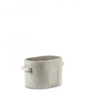 serax pot ovaal grijs beton L no28wonen.nl wonen en lifestyle webshop