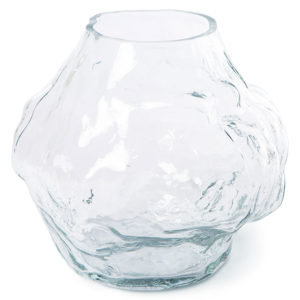 hkliving cloud vase clear glass low no28wonen.nl wonen en lifestyle webshop