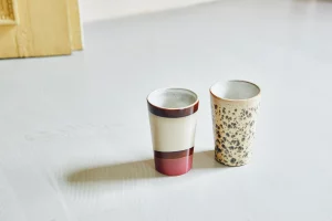 Hkliving 70's eramics tea mugs nove (set van 2) no28wonen.nl