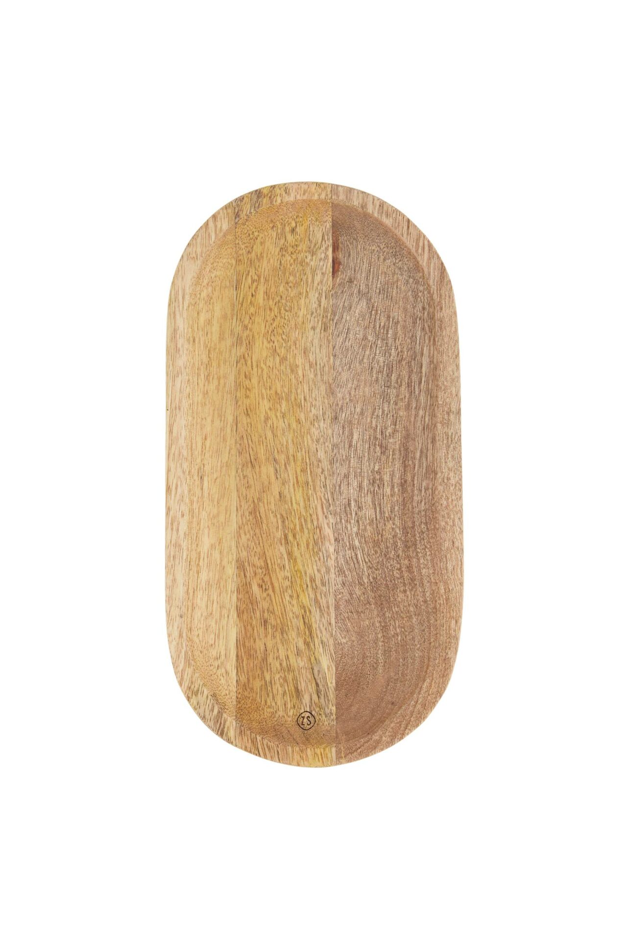 Zusss - ovalen stylingbord hout naturel