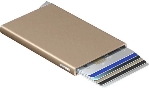 Secrid cardprotector frost sand aluminium pasjeshouder