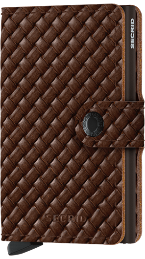secrid miniwallet basket brown bruin pasjeshouder portemonnee cardprotector