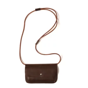 keecie phonebag hang on dark brown used look