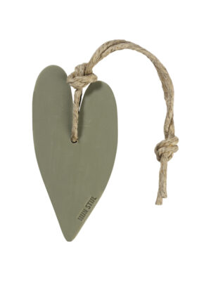 zeephanger hart XL vergeten groen/grijs herbal meleze