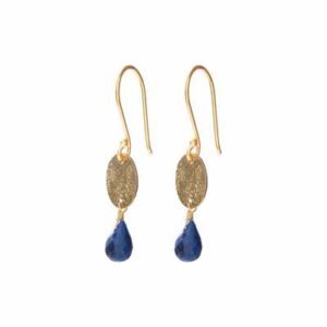 Hopeful lapis lazuli earrings
