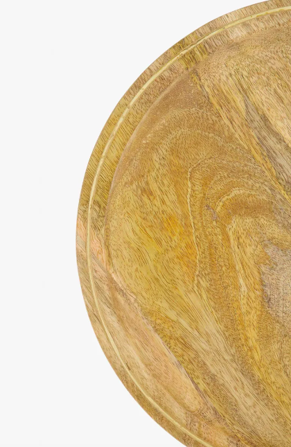 Zusss - houten stylingbord 30cm naturel / goud