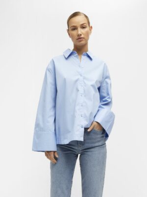Object - blouse Objkira Roxa licht blauw