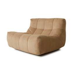 Lazy Lounge chair corduroy rib brown