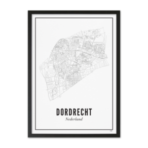 Wijck poster Dordrecht Stad 40x50cm